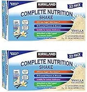 Kirkland Signature Complete Nutrition Vanilla Shake 64 Pack (2 Packs of 32)