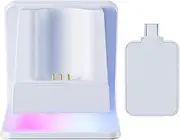 Generic Charging Dock Station for Portal Game Console RGB Charger Base Holder with Type-C Adapter Charger Station for PS Portal Gaming Accessories