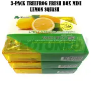 3-Pack Treefrog Fresh Box Air Freshener Mini 80g JDM Fresh Scent Lemon Squash
