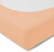 Peach Single Fitted Sheet