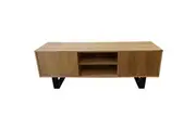 Divano Petunia ETU Entertainment TV Unit 160cm Elm Timber Wood 2 Door - Natural