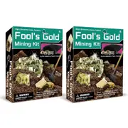 2PK Kaper Kidz Dig & Discover Fool'S Gold Childrens Mining/Excavation Kit 6y+