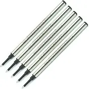Pen Savings Combo Pack, Monteverde Slim Rollerball Pen Refills Compatible with Sheaffer Capped Pens, 5 Pack, W23, Medium Point (Blue)