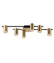 Tache Interior Spot Ceiling Light (with Adjustable Antique Brass 6 Heads) IP20