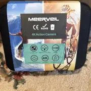 Meerveil 4k Action Camera T800 New W/ Case, lcd, waterproof, HDMI, ultra HD, ++