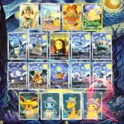 Van Gogh Pokemon Complete Set Starry Night & Portrait Cards Charizard Pikachu MT