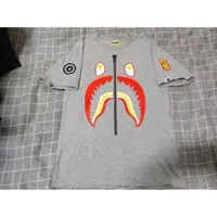 在飛比找蝦皮購物優惠-A BATHING APE BAPE 鯊魚短T上衣