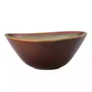 Oneida L6753066762 Rustic Sama 14 oz Two-Tone Porcelain Soup Bowl - 3 Doz