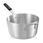 7-QT Aluminum Sauce Pan w/ Silicone Handle NSF Certified Professional Cookware