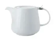 Maxwell & Williams White Basics Teapot With Infuser 600ML White Gift Boxed