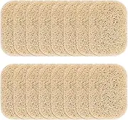 16 Pcs Non-Slip Soap Holder Pad Shower Soap Bar Holder Pad Soap Drying Pad for Soap Dish Shower Kitchen Bathroom Travel Hotel Cleaning Supplies (Beige)