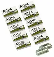 50 ASTRA SUPERIOR PLATINUM DOUBLE EDGE SAFETY RAZOR BLADES- INDIA - USA SELLER