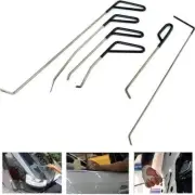 6x Paintless Car Dent Removal Puller Tools Auto Body Repair Hail Push Rods Q1K9