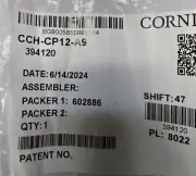 Corning LANscape CCH-C12-A9 Adapter Panel 6 LC Duplex OS2 Single-mode 12 Strand
