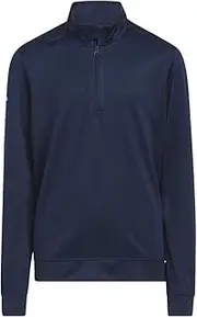 [adidas] Boys' Heather Quarter Zip Pullover