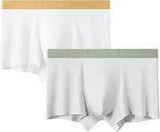 [Maiyifu-GJ] 2 Pack Men's Boxer Briefs Underwear Soft Breathable Stretch Underpants for Men Comfortable Moisture-Wicking Trunks, Color5, 3X-Large, Color5, 3X-Large