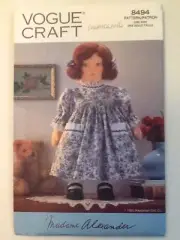 Vogue Craft Pattern 8494 17 Inch Doll Madame Alexander Uncut Vintage