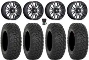 MSA ThunderLips 14" Wheels Machined 28" RT320 Tires RZR XP 1000 / PRO XP