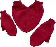 [kowaku] Couple Holding Hands Gloves Mittens Stretch Cuff Unique Boys Girls Knitted Glove Winter Warm Gloves for Running Skiing Hiking