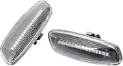 Turn Signal Lights for Citroen C4 for Picasso C3 C5 DS4 LED Dynamic Turn Signal Light Side Marker Lamp Blinker Car Amber Turn Signal Lights(Dynamic Crystal)