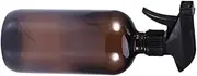 Mikinona 500ml Empty Glass Spray Bottles Trigger Sprayer Bottle for Essential Oils Refillable Container Hair Spray