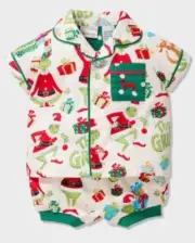 NEW! Peter Alexander The Grinch Christmas Pyjamas + Slippers - Size 6-12 Months