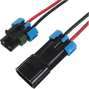 Cabilock 2pcs Automotive Connector Kit Pin Male Female Wire Connectors with Cable for Cars Trucks Motorcycles Applications Durable Temperature Resistant