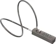 WHAMVOX Combination Cable Lock Versatile Security Lock for Luggage Helmets and Bicycles Weather Resistant for Travel and Outdoor Use