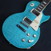 Epiphone Inspired by Gibson Les Paul Standard 60s Quilt Top Translucent Blue Exc