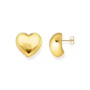 Buy Ear studs in heart-shape gold by Thomas Sabo online - THOMAS SABO Australia