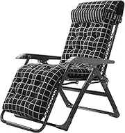 Zero Gravity Lounge Chair, Zero Gravity Chair Lightweight Recliner, Foldable and Adjustable, Zero Gravity Chair Reclining Chair Portable Lounge Chair with Removable Cotton Pad Lounge Chair (Color : B