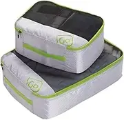 Go Travel 2Pk Deeper Packing Cubes, Green