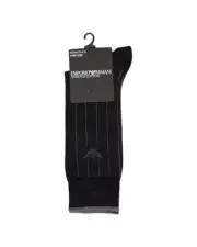 Emporio Armani Underwear Stretch Cotton Dress Socks Men Black Underwear