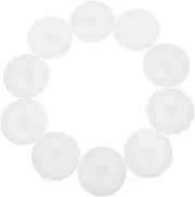 CRILSTYLEO 10pcs Hair Stick Accessories Foldable Net Dustproof Wall Shelf Shoe Rack Portable Flying Handle Console Household Net Replacement Kit Zipper Car White Plastic