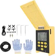 Generic Solar Sprinkler Timer, Solar Dual Pump Smart Water Timer Intelligent Automatic Watering Irrigation Controller with Rain Delay, for Garden Lawn Yard