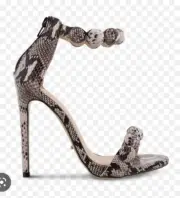 Tony bianco Avia natural snake heels size 8 bnwb