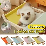 Durable Solid Wood Window Hanging Cat Hammock - Sun Bed Nest for All Seasons AU