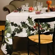 The NapKing Ilex Italian Linen Tablecloth, 106 x 71