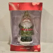 St Nicholas Square Santa Clause Elf Gnome Christmas Holiday Night Light 5"