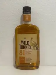 Wild Turkey 81 Proof - Old Label - Austin Nichols Bottling 375ml Hip Flask