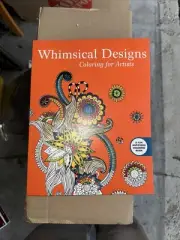 Whimsical Designs: Coloring for Artists (Creative Stress Relieving Adult