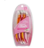 Studio Selection Cadence 3 Blade Disposable Razors 6 Pack NEW Women's