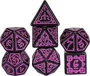 YRTUOP Dice Set - Acrylic Game Theme Dice - Magnetic Storage Box Included Complete Set Toy for Beginners, Professionals, Family, Classmates