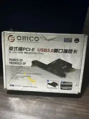 ORICO 2 Port PCI-E to USB 3.0 PCI Express Expansion Card Adapter Hub VIA 5Gbps
