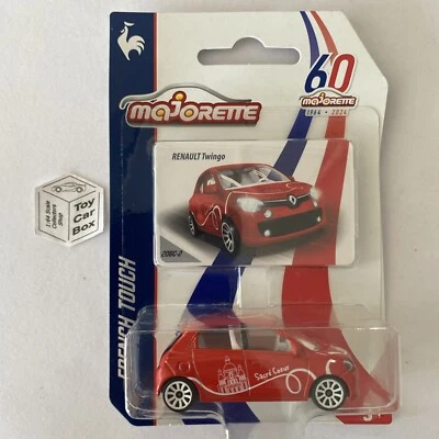 MAJORETTE Renault Twingo (French Touch - Red - Sacre Coeur) E27