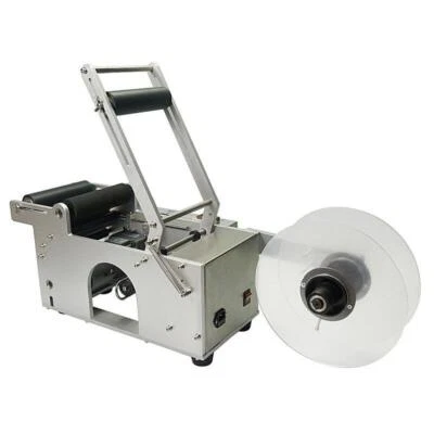 Semi-automatic Circular Labeling Machine For Round Bottle Stickers 100W
