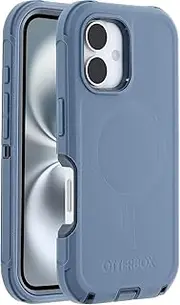 OtterBox Defender Series MagSafe Case for iPhone 16, Shockproof, Drop Proof, Ultra-Rugged, Protective Case, 7X Tested to Military Standard, Blue