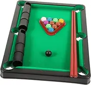 Toyvian 1set Mini Snooker Table Competitive Billiard Game for Boys and Girls Portable Pool Table Toy for Family Fun for Parent Interaction Material Birthday