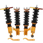 [MaXpeedingrods] 24-Steps Adj. Damper Coilover Suspensions compatible for Nissan Sentra B15 Pulsar N16 00-06 Lowering Kit