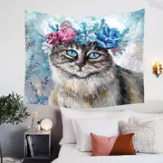 Art Painting Cat Tapestry